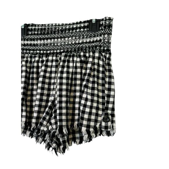 Rewash black white checks pull on shorts size Medium - Picture 12 of 13
